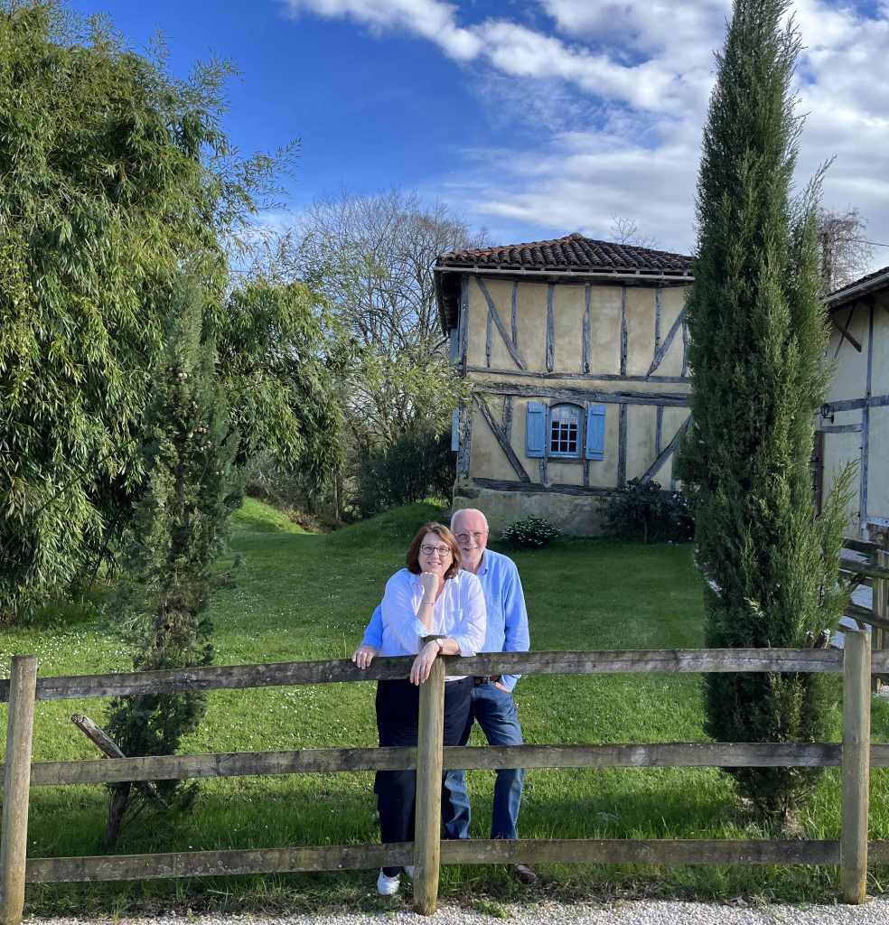 Mark and Sarah Rogerson at Le Bêtet